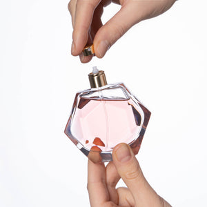 Remove the top cap from your perfume/cologne bottle
